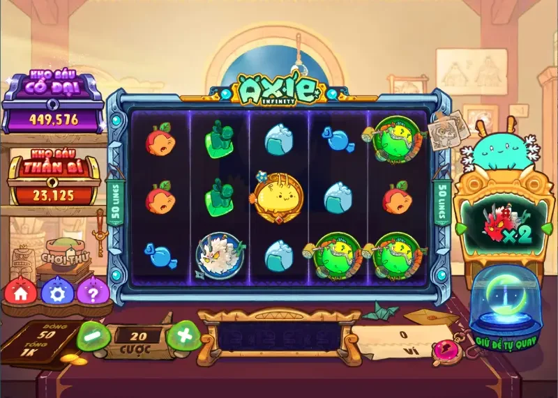 Chất lượng đồ họa và hiệu ứng sinh vật Axie Infinity