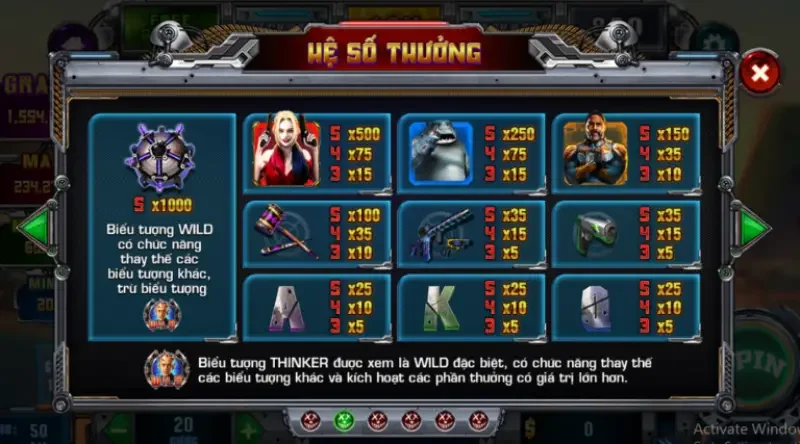 Những nhiệm vụ và thách thức của game quay hũ Suicide Squad Những nhiệm vụ và thách thức của game quay hũ Suicide Squad