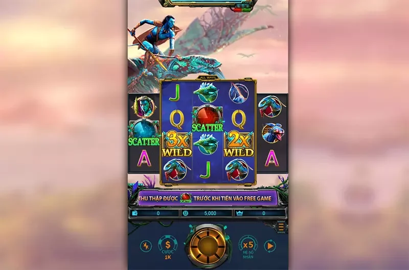 Trải nghiệm game Avatar nhận thưởng siêu khủng