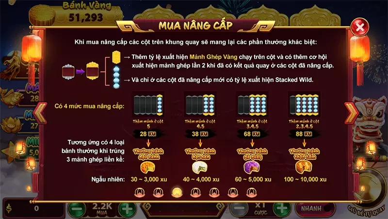 Trải nghiệm tựa game Trung Thu Bóc Bánh với nhiều điều thú vị